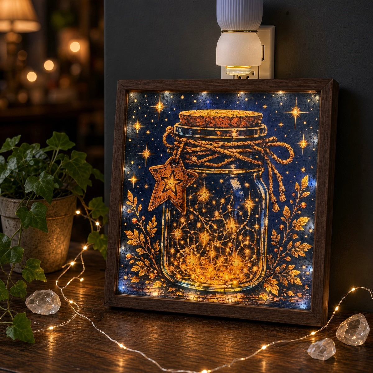 Where Constellations Sleep | Painterly Landscapes Ambient Lighting Art