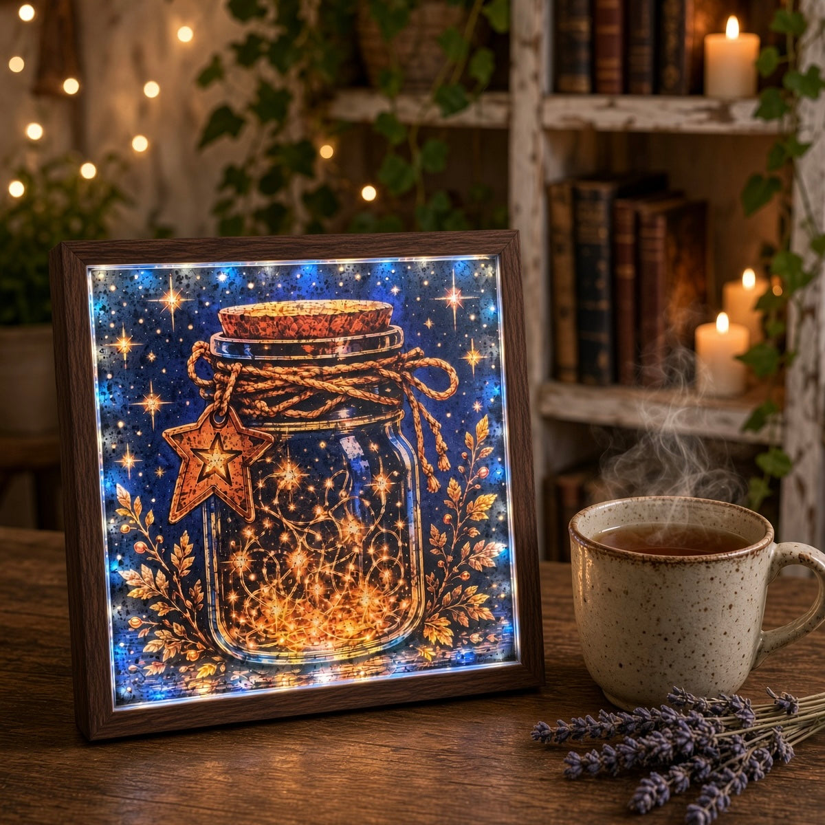 Where Constellations Sleep | Painterly Landscapes Ambient Lighting Art