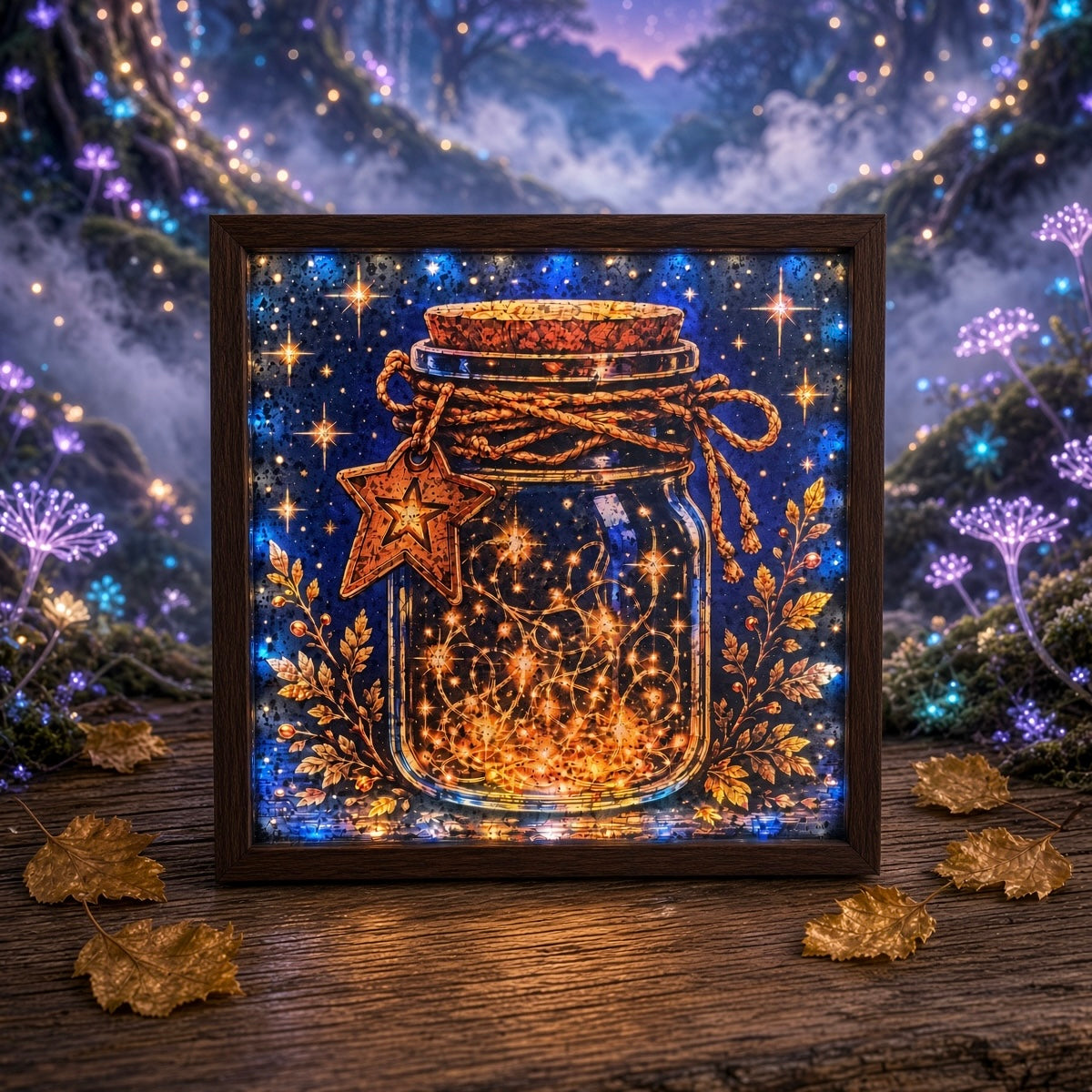 Where Constellations Sleep | Painterly Landscapes Ambient Lighting Art