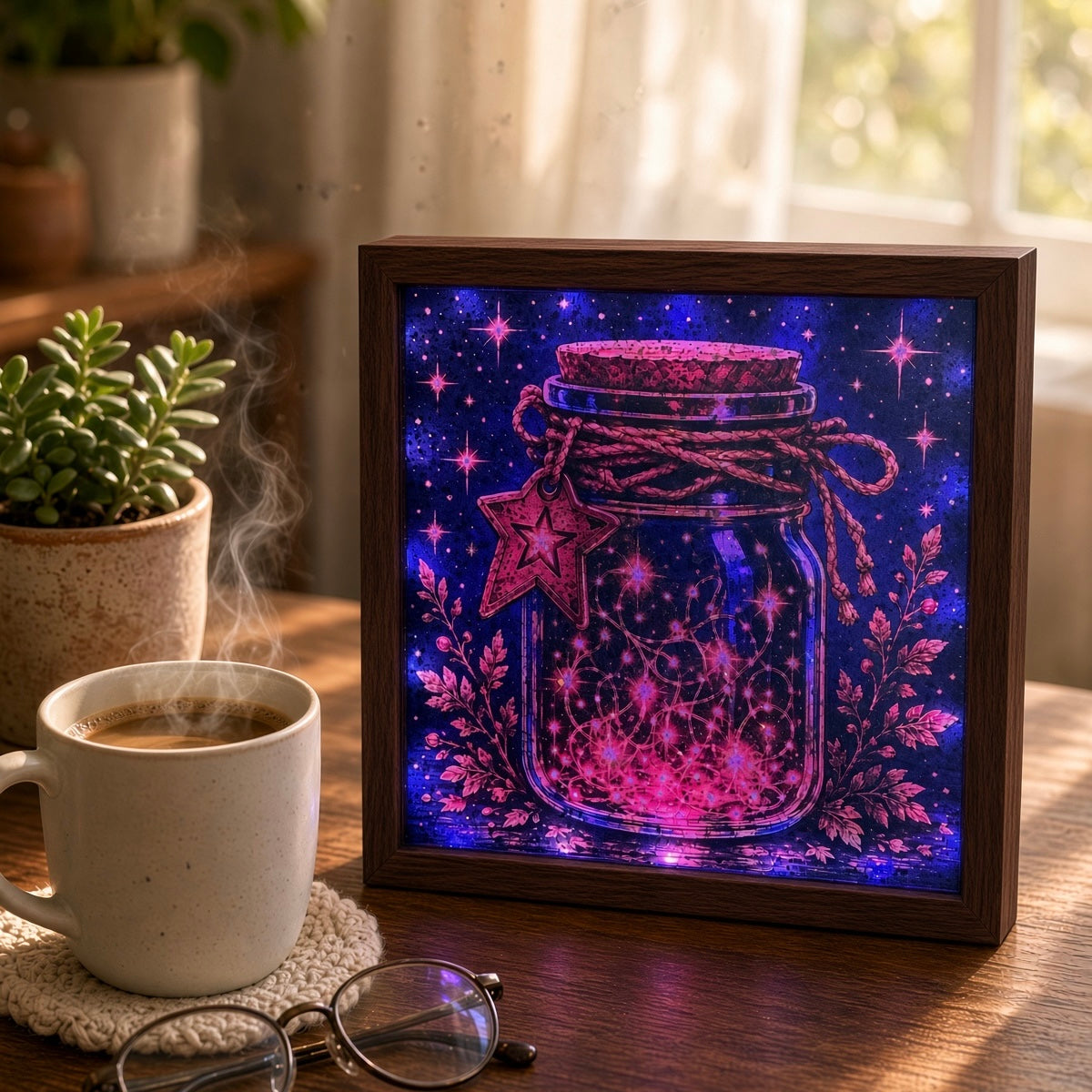 Where Constellations Sleep | Painterly Landscapes Ambient Lighting Art