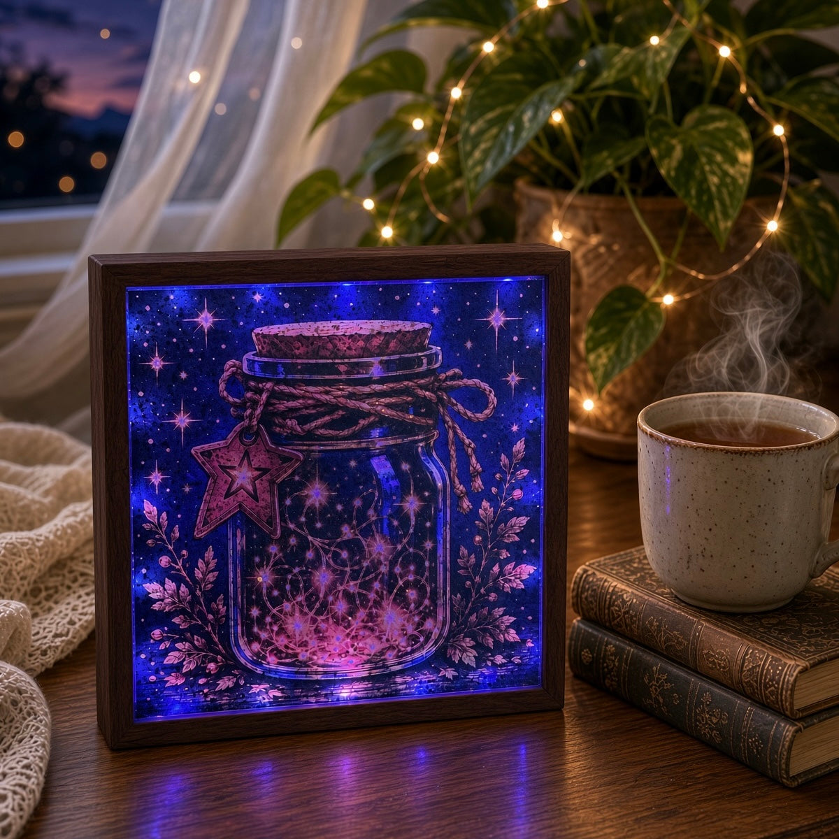 Where Constellations Sleep | Painterly Landscapes Ambient Lighting Art