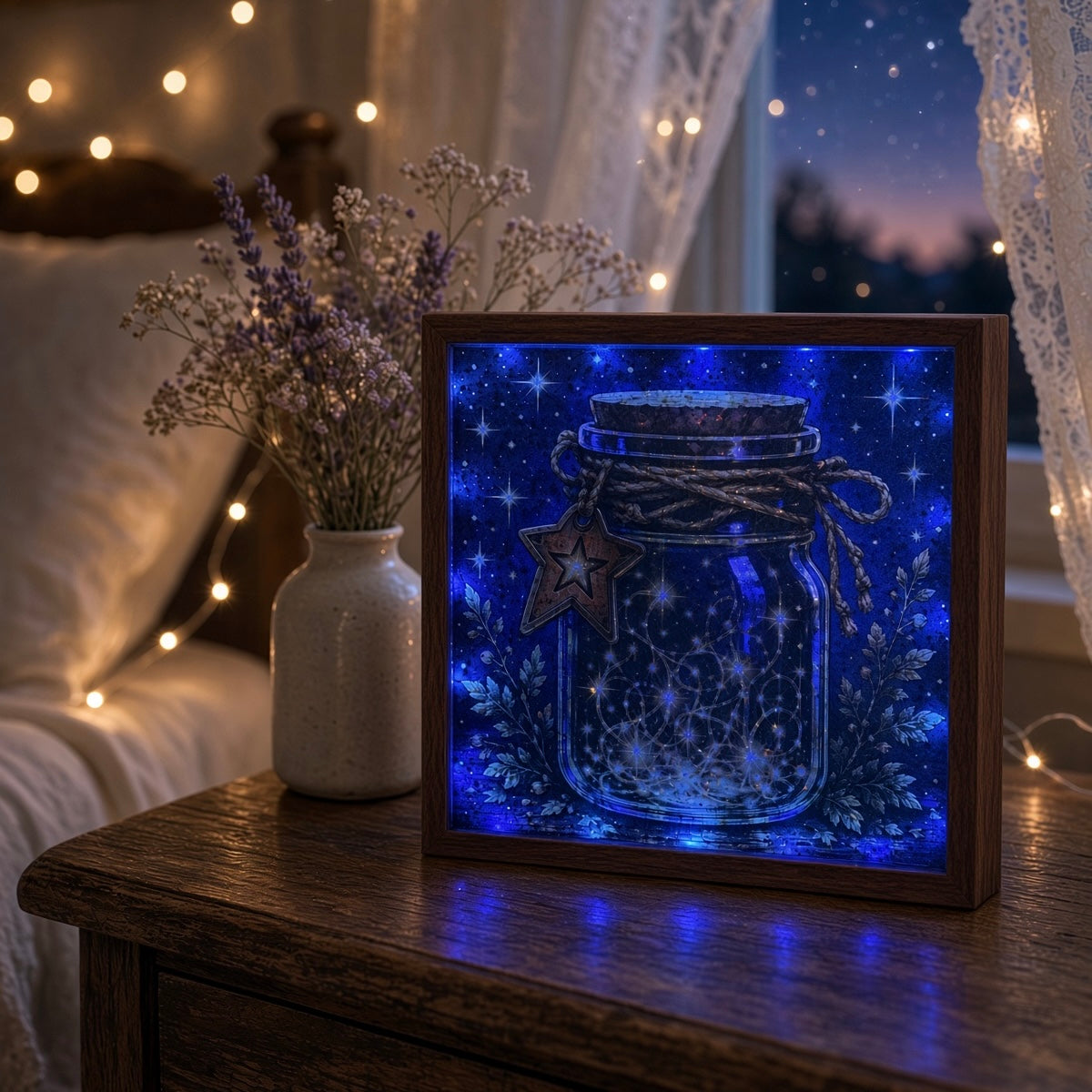 Where Constellations Sleep | Painterly Landscapes Ambient Lighting Art