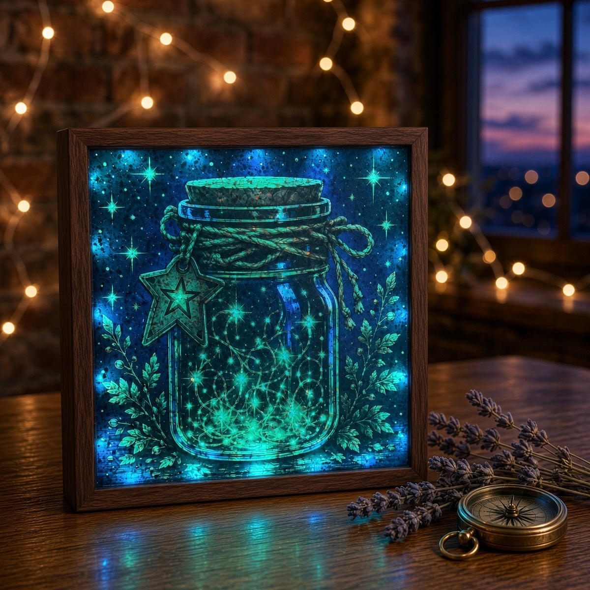 Where Constellations Sleep | Painterly Landscapes Ambient Lighting Art