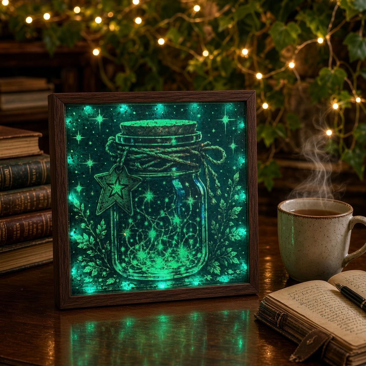 Where Constellations Sleep | Painterly Landscapes Ambient Lighting Art