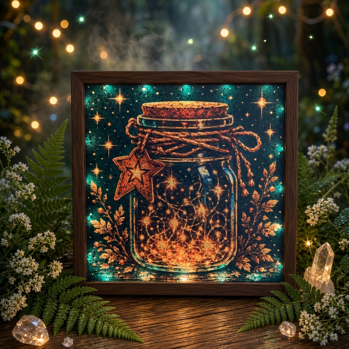 Where Constellations Sleep | Painterly Landscapes Ambient Lighting Art