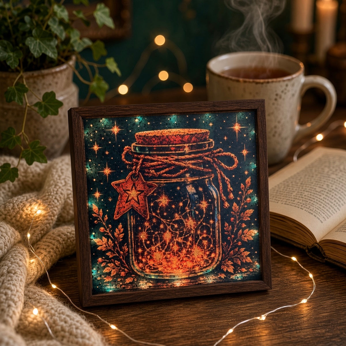 Where Constellations Sleep | Painterly Landscapes Ambient Lighting Art
